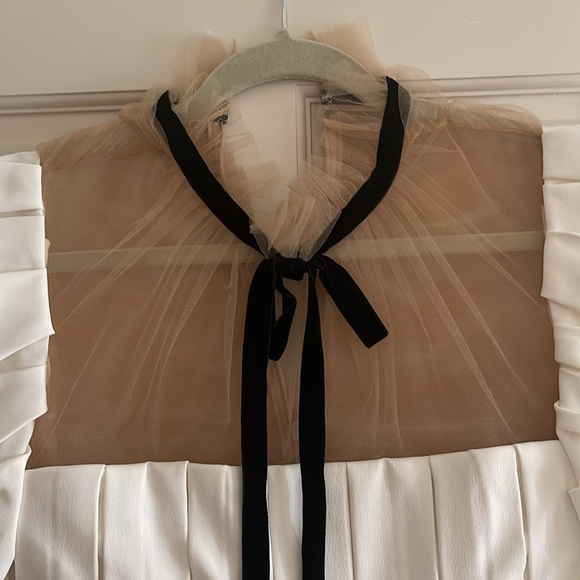 Khaite tulle combo blouse - Picture 2 of 7